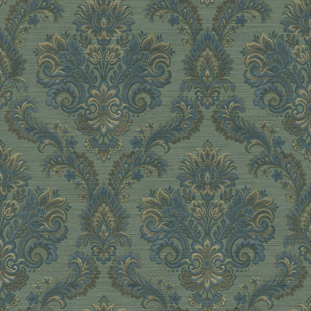 Tapeta, zelená, zámecká, 35945, Ornamenta, Parato by Cristiana Masi
