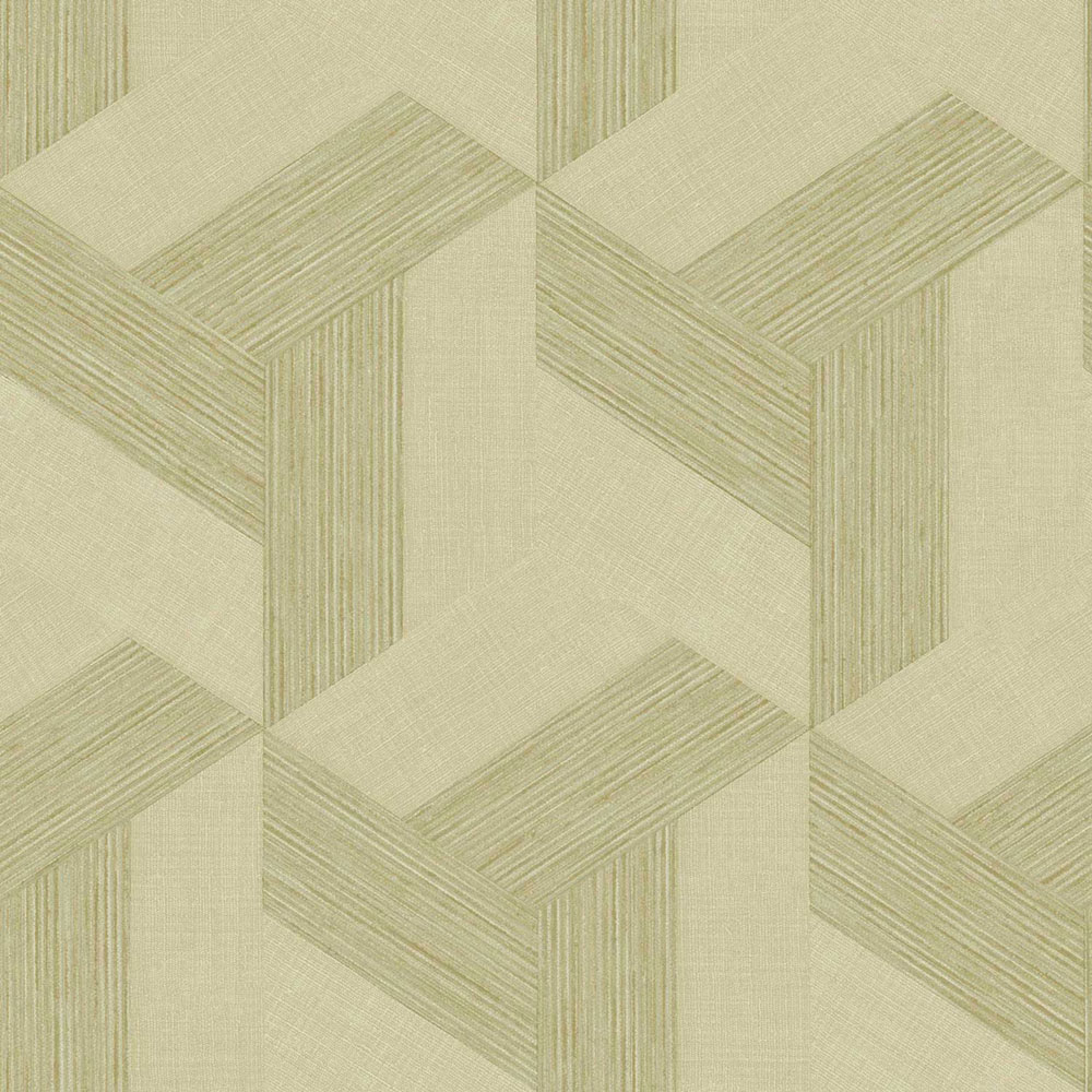 Vliesová tapeta na stenu, geometrická, béžovo-zelená, 27505, Sintesi, Cristiana Masi by Parato