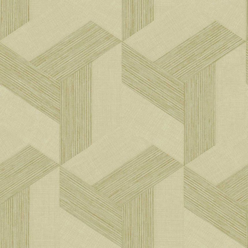 Vliesová tapeta na stenu, geometrická, béžovo-zelená, 27505, Sintesi, Cristiana Masi by Parato