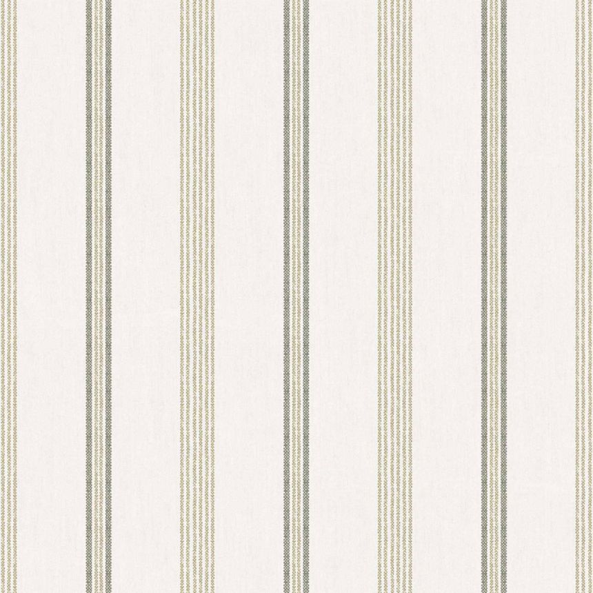 Tapeta, zelená, imitácia látky, pruhy, 38427, Top Stripes, Parato by Cristiana Masi