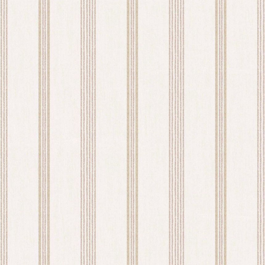 Tapeta, ružová, imitácia látky, pruhy, 38428, Top Stripes, Parato by Cristiana Masi
