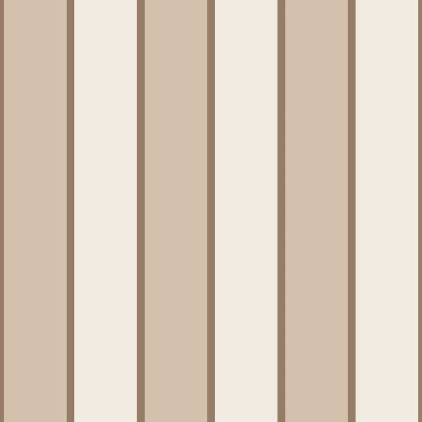 Tapeta, béžovo-hnedá, pruhy, 38468, Top Stripes, Parato by Cristiana Masi