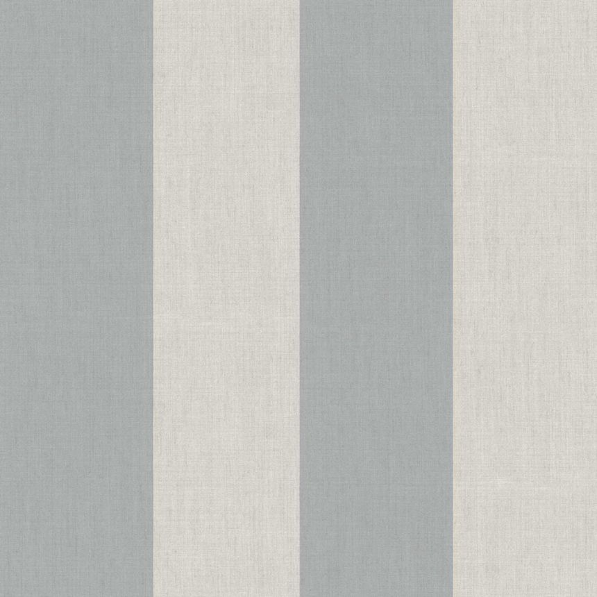 Tapeta, sivo-modrá, imitácia látky, pruhy, 38476, Top Stripes, Parato by Cristiana Masi