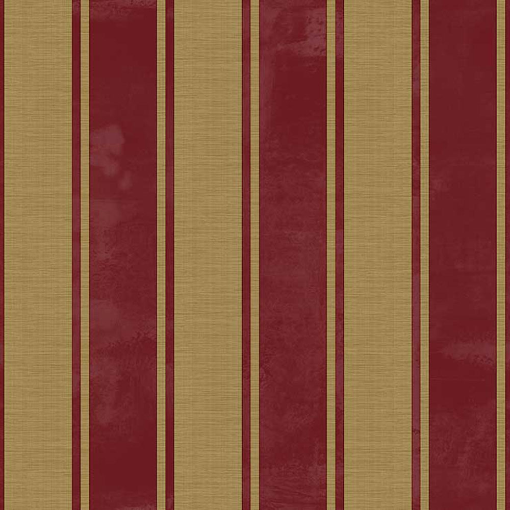 Vliesová tapeta na stenu, vínovo-zlatá, pruhy, 23678, The Best Classic & Elegant, Cristiana Masi by Parato