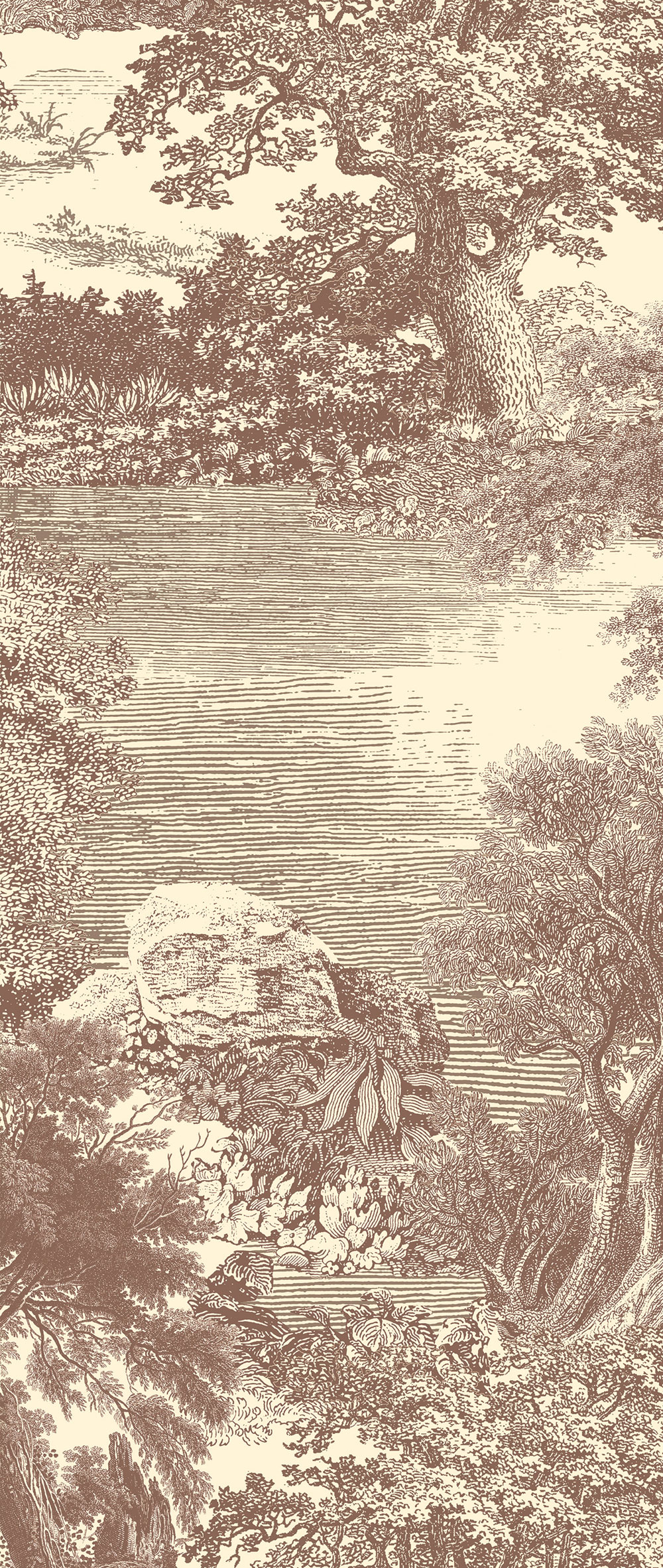 Obrazová tapeta, hnedá, les, stromy, DGSAL1041-260, Amazone, Masureel