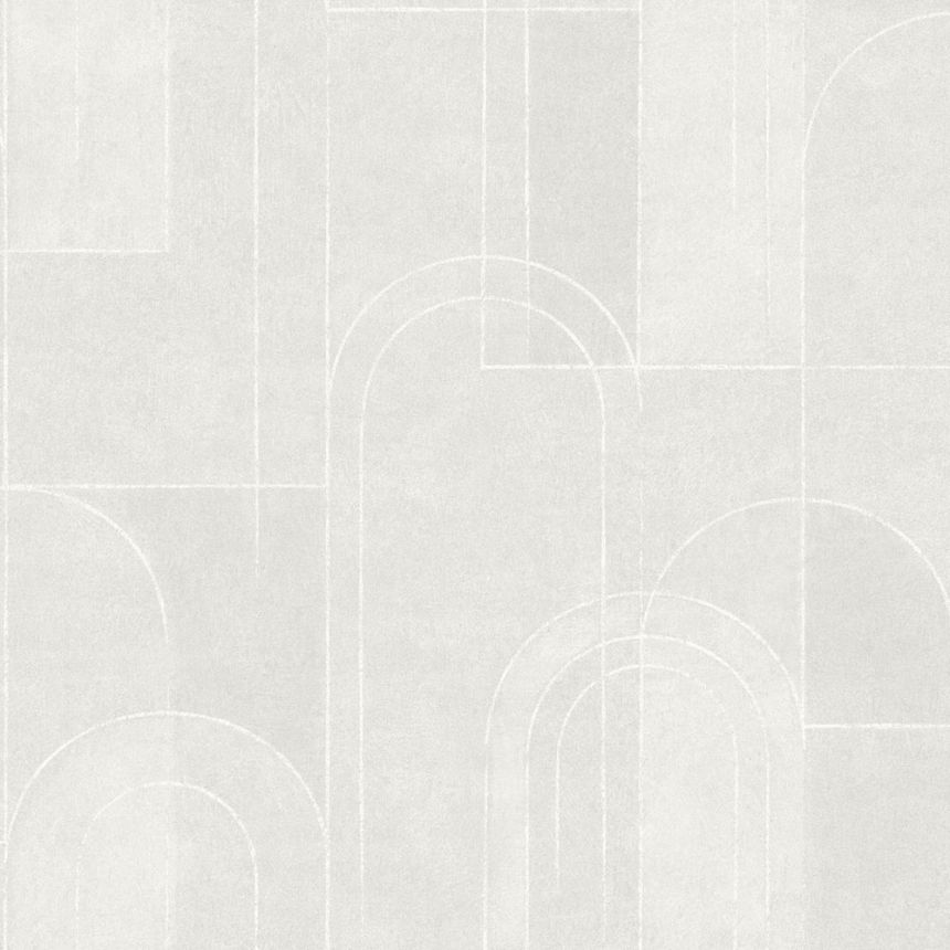 Tapeta na stenu, sivá, geometrická, Art Deco, 4192, Alla Tiders Hus, Borastapeter