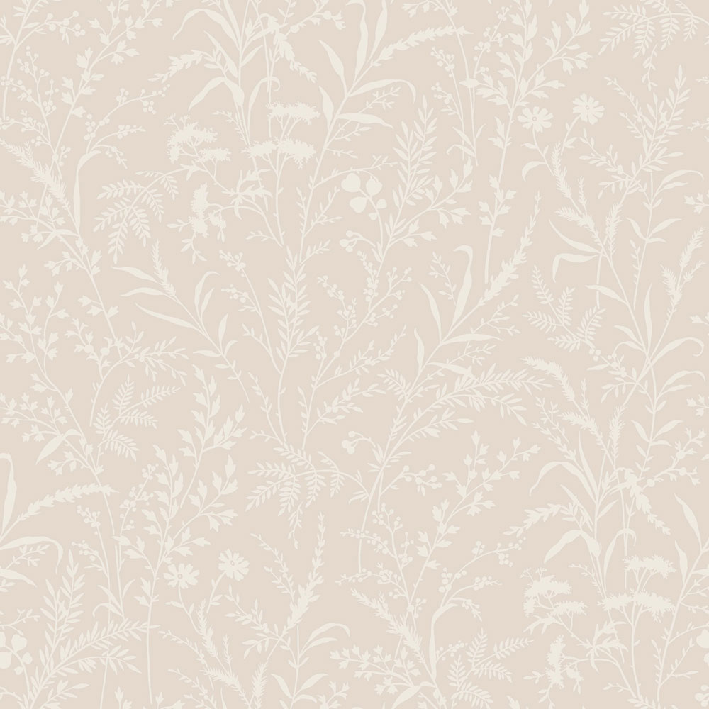 Tapeta, béžová, kvety, trávy, 38737, Borosan Hem, Boråstapeter