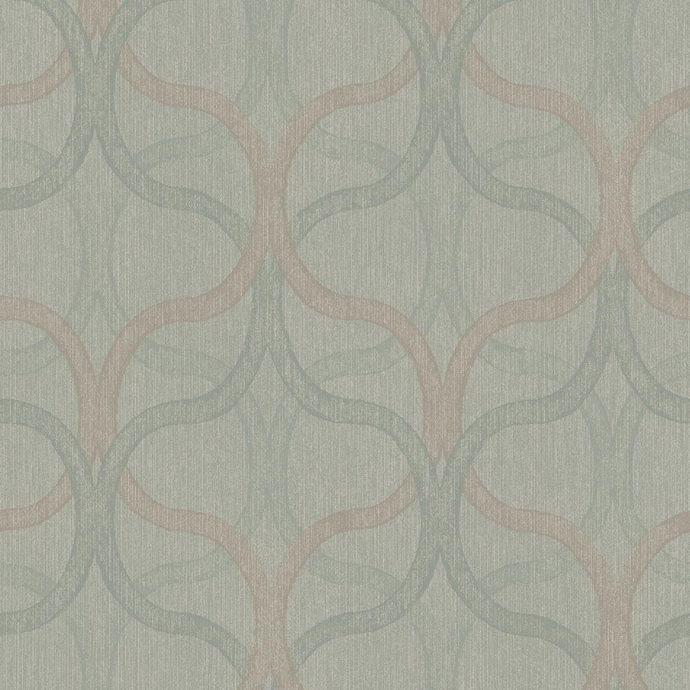 Geometrická tapeta, zelená, 128003, Refine, Graham Brown Boutique