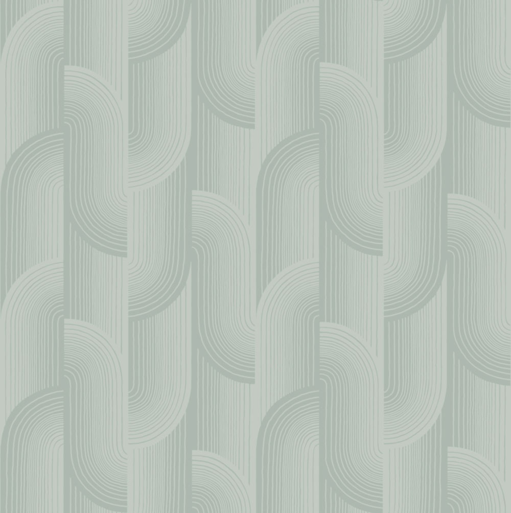 Tapeta, zelená, geometrická, PW3106, Precious Weaves, Grandeco