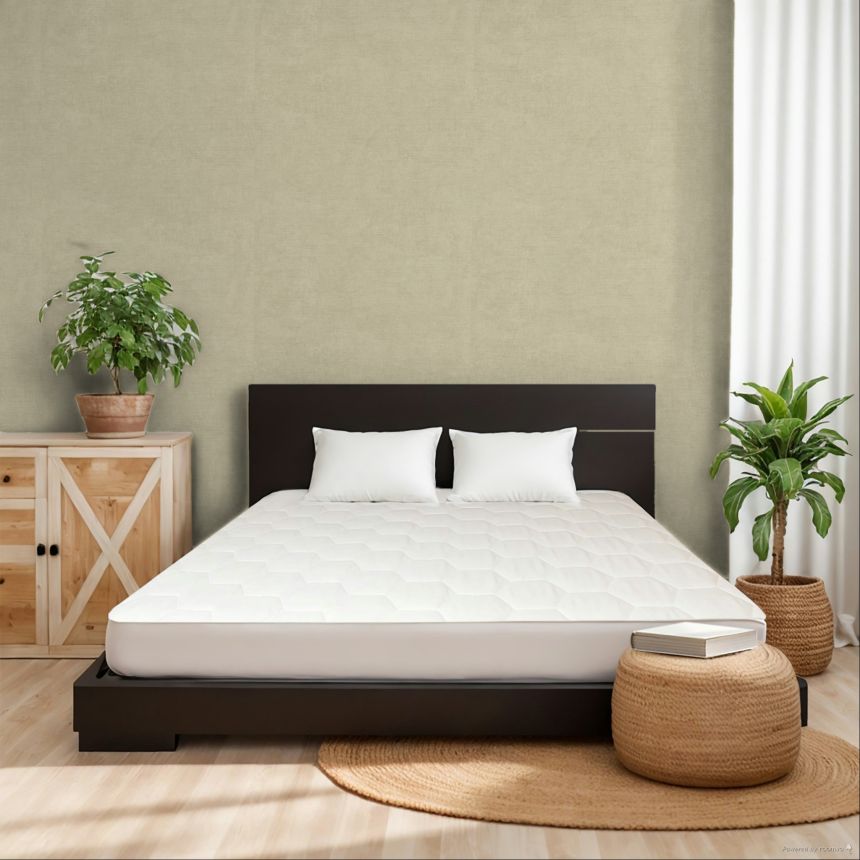 Tapeta, béžová, imitácia látky, 350585, Riviera Maison, Eijffinger
