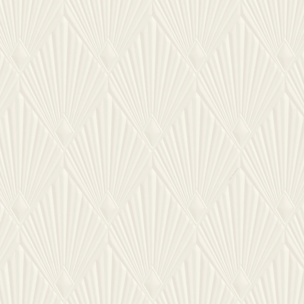 Tapeta luxusná, geometrická, vliesová, na stenu, krémová, Art deco, Z30320, Casa 8, Trussardi