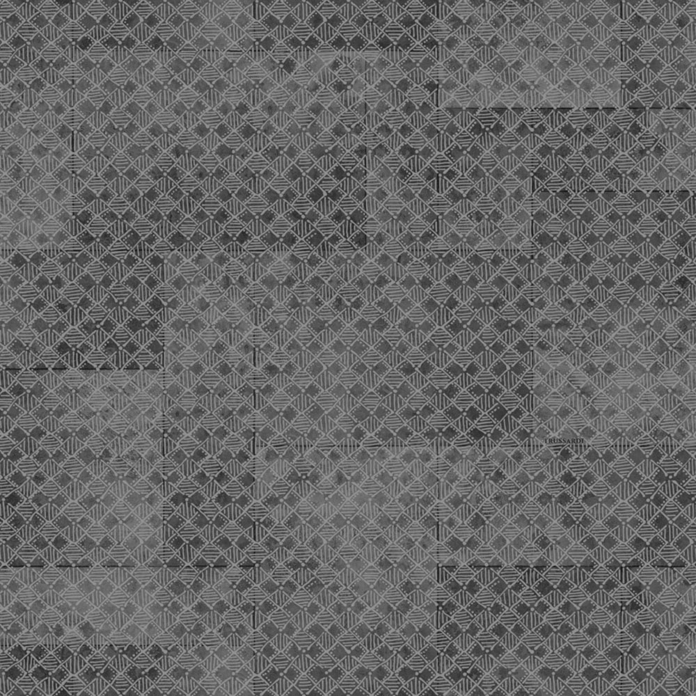 Tapeta luxusná, geometrická, vliesová, na stenu, čierna, Z30341, Casa 8, Trussardi