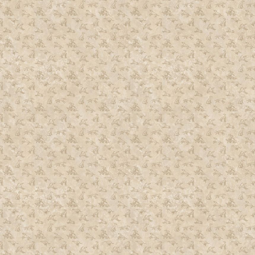 Fototapeta luxusná, vliesová, na stenu, béžová, psy, Z30352, Casa 8, Trussardi