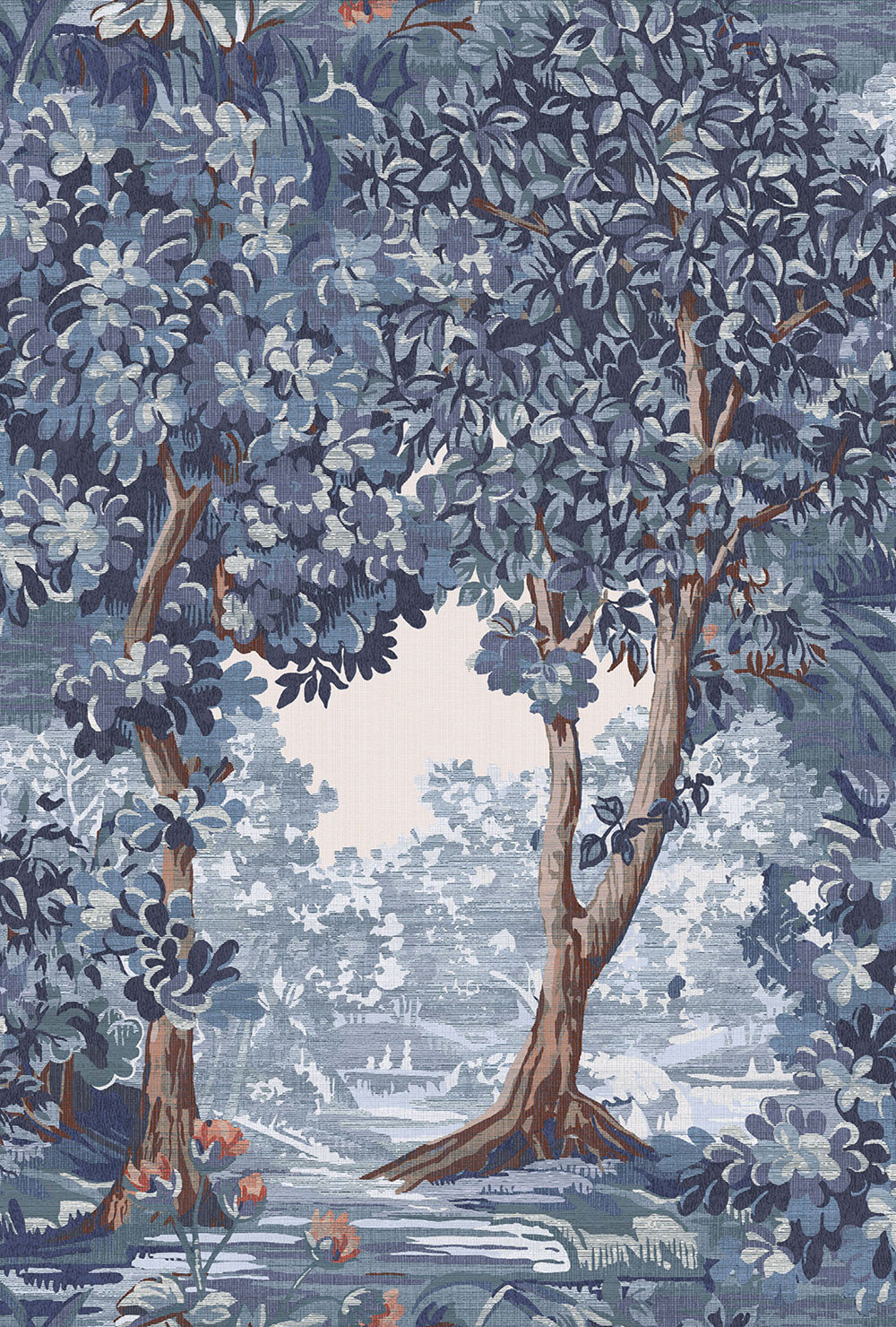 Tapeta, modrá, stromy, 127902, Arboretum, Graham Brown Premium
