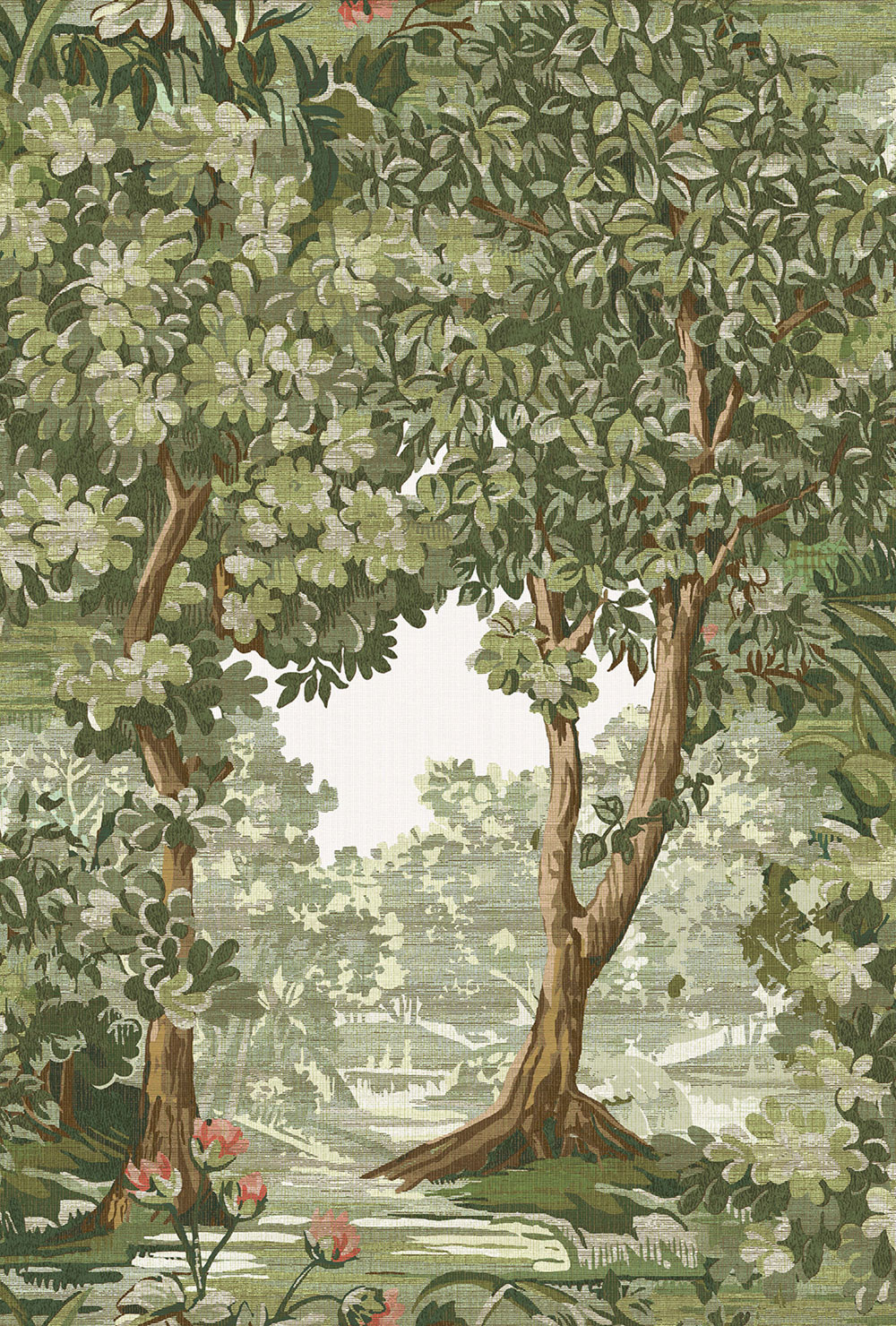 Tapeta, zelená, stromy, 127900, Arboretum, Graham Brown Premium