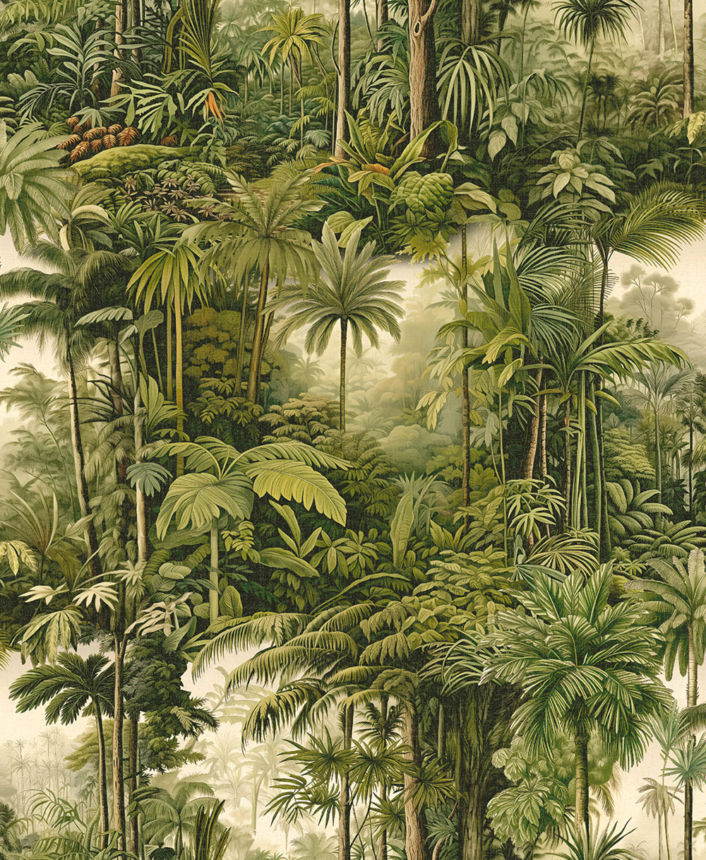 Tapeta, zelená, palmy, džungľa, 127913, Arboretum, Graham Brown Premium
