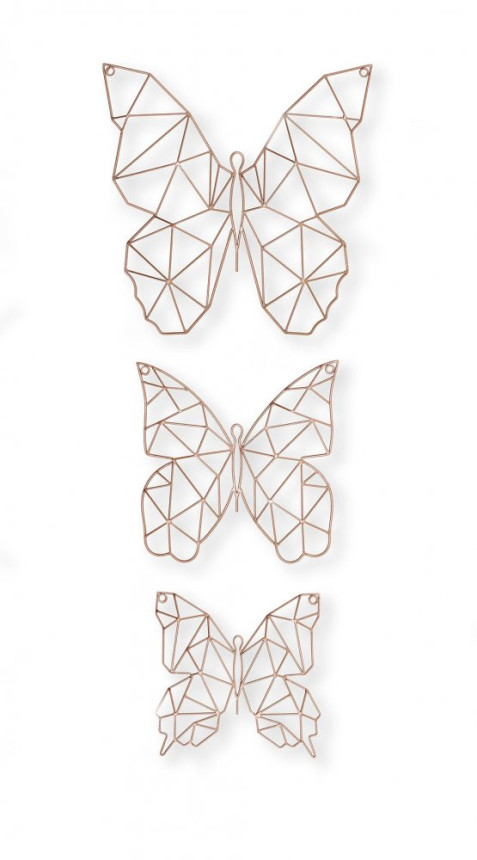 Kovová dekorácia Flutter Metal Art 104034, Wall Art