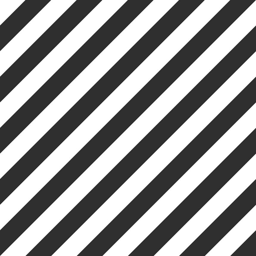 Vliesová tapeta na stenu, šikmé čierne a biele pruhy 139112, Black & White, Esta