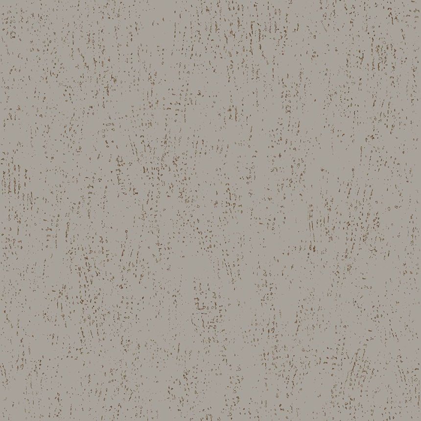 Metalická vliesová hnedá tapeta design vintage kov 347614, Matières - Metal, Origin