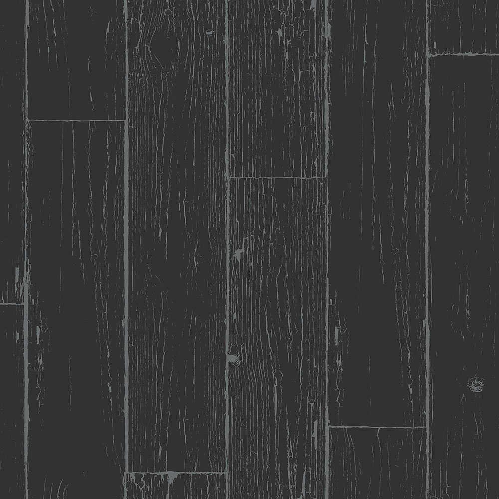 Čierno-strieborná vliesová tapeta imitacia dreva, paluboviek 347542, Matières - Wood, Origin