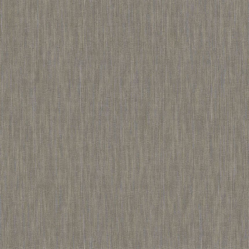 Metalická sivohnedá vliesová tapeta, vzhľad rohože 347361, Matières - Wood, Origin