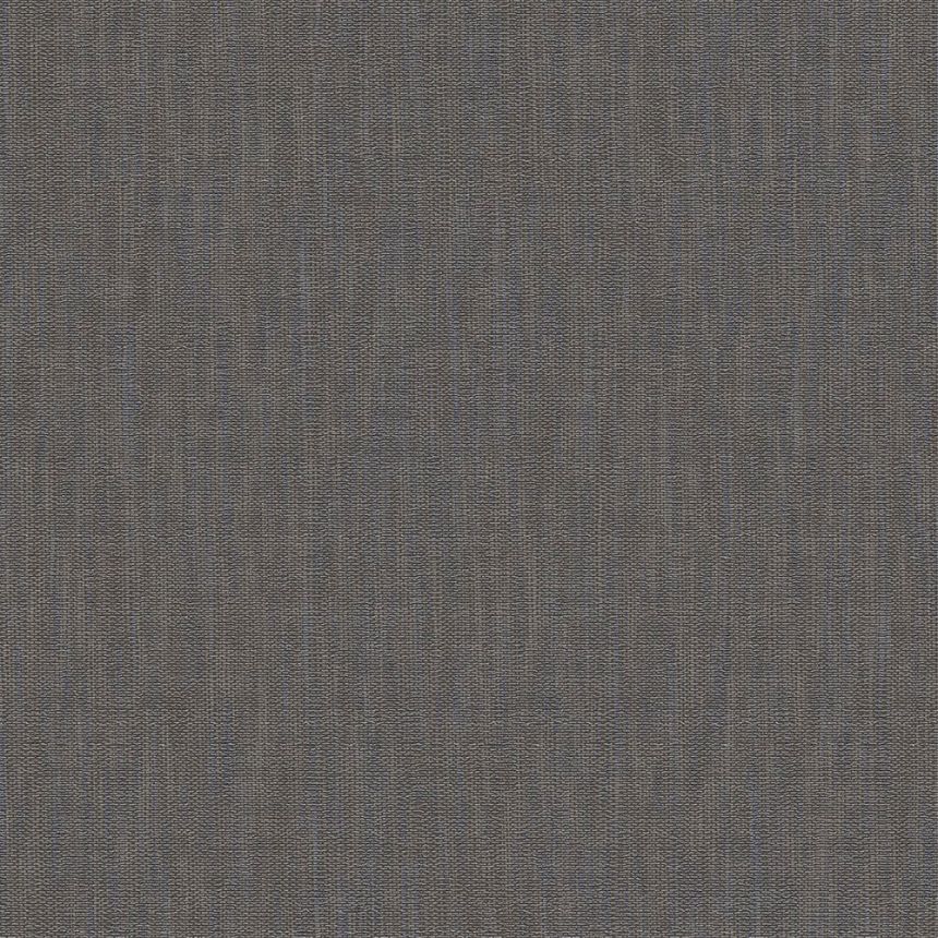 Metalická hnedostrieborná vliesová tapeta, vzhľad rohože 347360, Matières - Wood, Origin