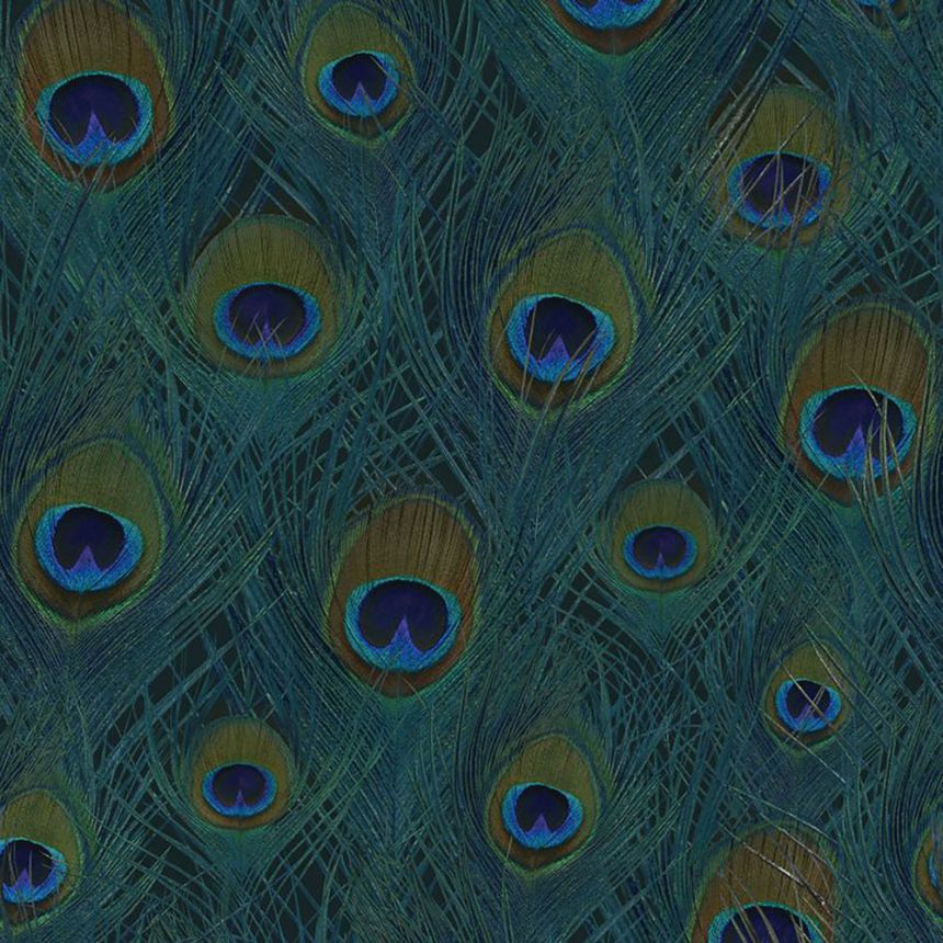 Vliesová fototapeta, vzor pávie perá 357245, 1,5 x 2, 79 m, Luxury Skins, Origin
