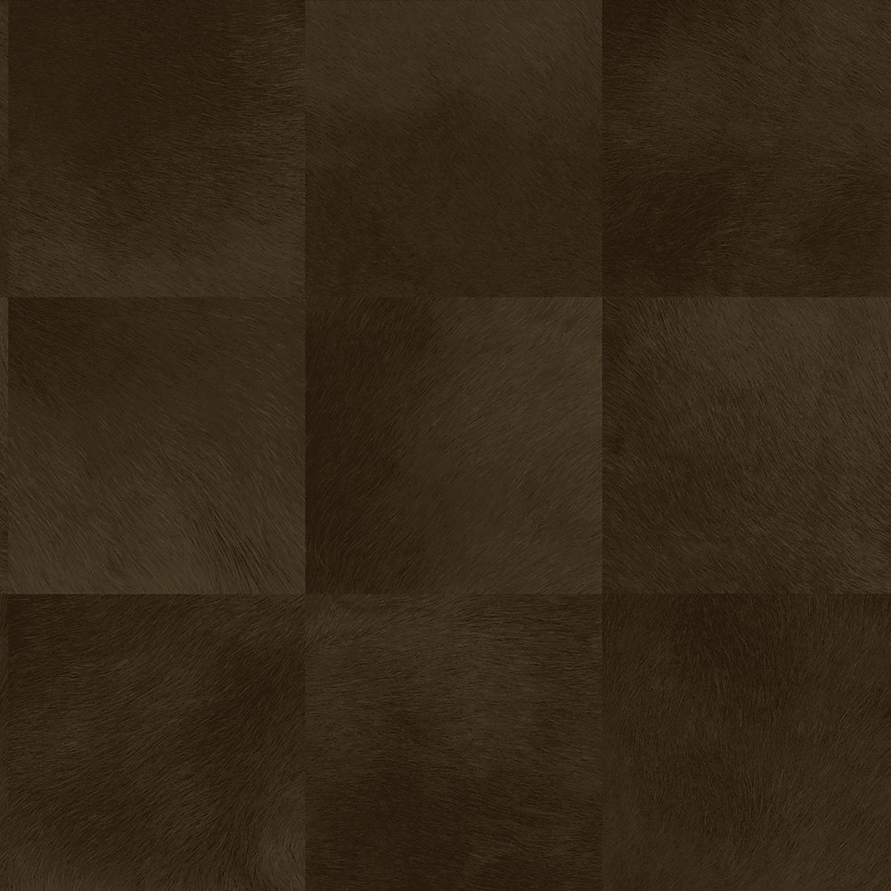 Vliesová hnedá tapeta, štvorcový vzor imitácie kožušiny 347798, Luxury Skins, Origin