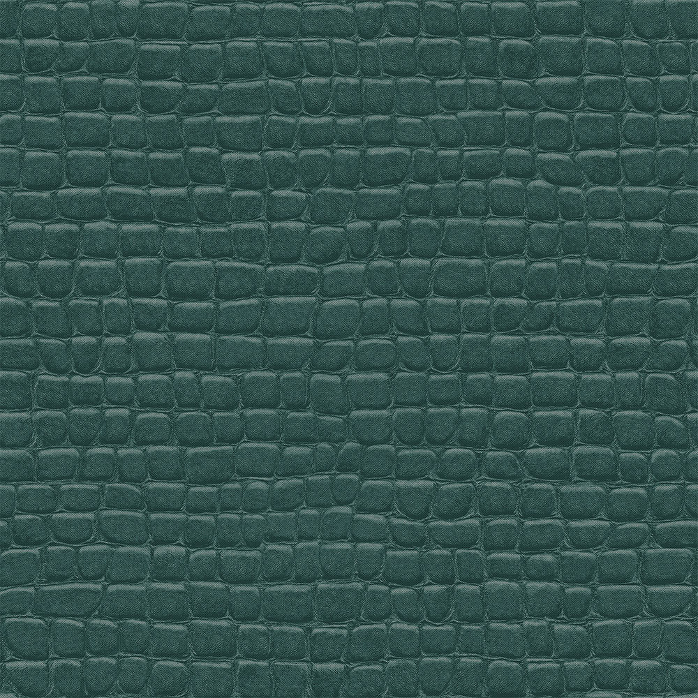Vliesová tapeta zelená, imitácia krokodílej kože 347780, Luxury Skins, Origin