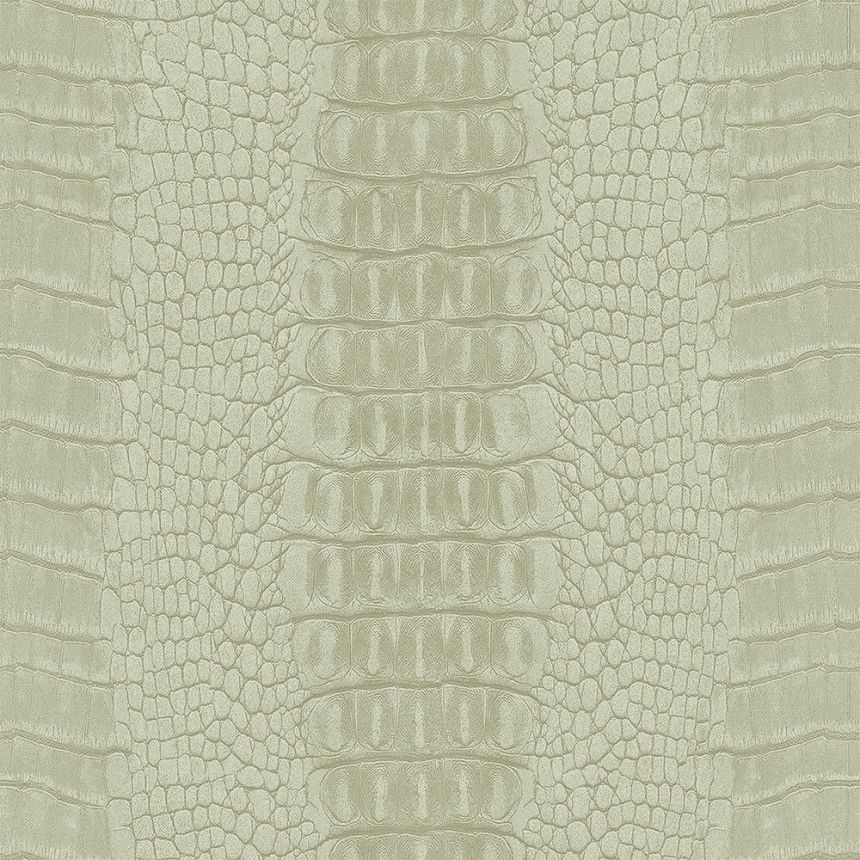 Vliesová béžová tapeta, imitácia krokodílej kože 347771, Luxury Skins, Origin