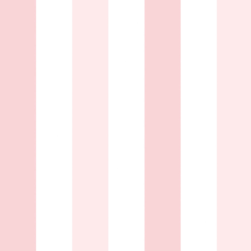 Papierová tapeta na stenu, biele a ružové pruhy, prúžky 461-3, Pippo, ICH Wallcoverings