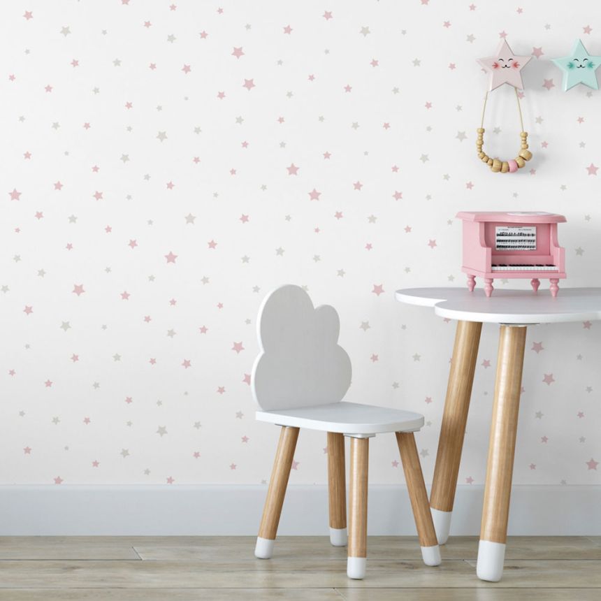 Papierová tapeta na stenu, hviezdičky 457-2, Pippo, ICH Wallcoverings