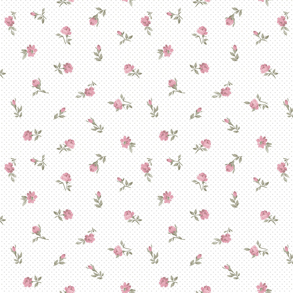 Romantická papierová kvetinová tapeta 455-2, Pippo, ICH Wallcoverings