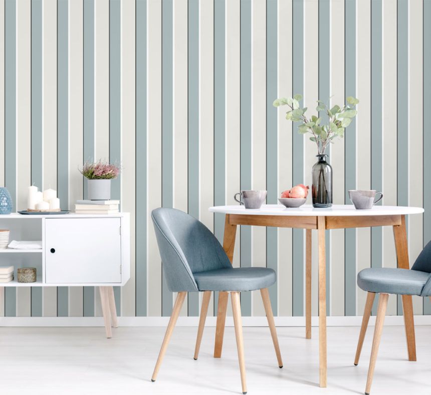 Ružová vliesová pruhovaná tapeta 6508-4, Batabasta, ICH Wallcoverings