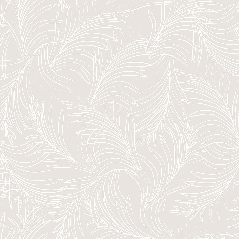 Béžová vliesová tapeta na stenu, palmové listy 6507-2, Batabasta, ICH Wallcoverings