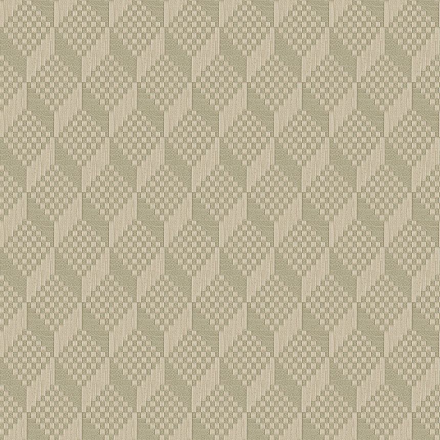 Luxusná sivo-zelená vliesová 3d tapeta GR322304, Grace, Design ID