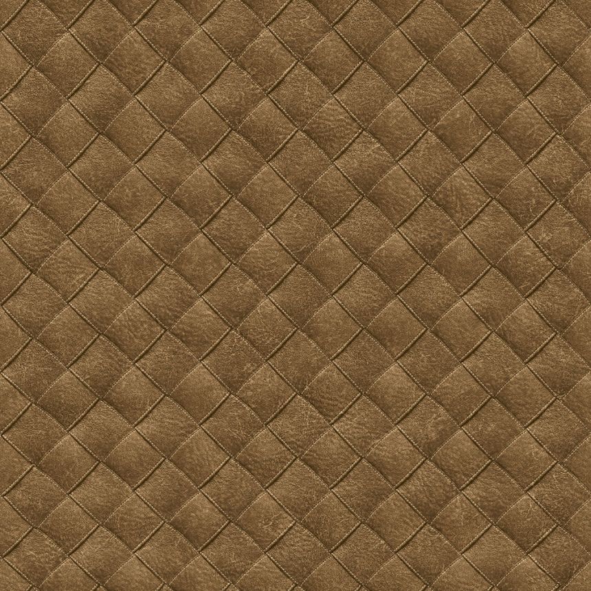 Vliesová hnedá tapeta na stenu imitácia kože TA25073 Tahiti, Decoprint
