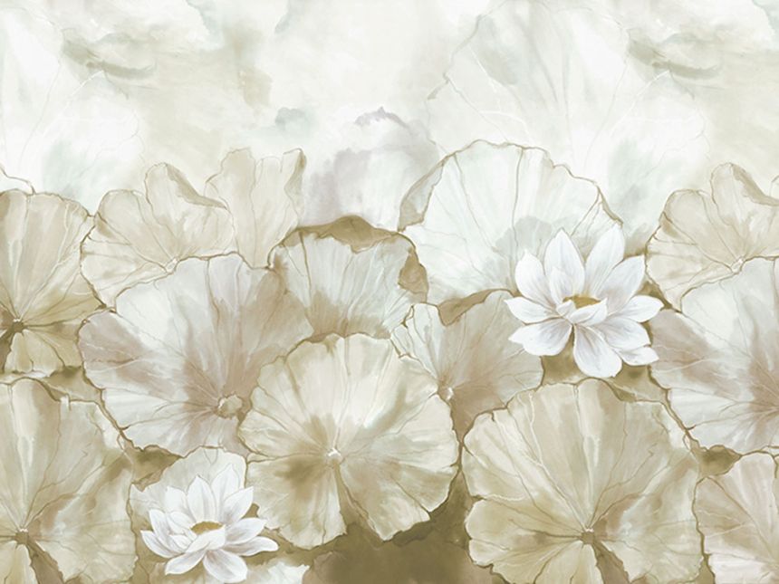 Vliesová fototapeta, Kvety s listami, Z66875, 5,10 X 3 m, Satin Flowers, Zambaiti Parati